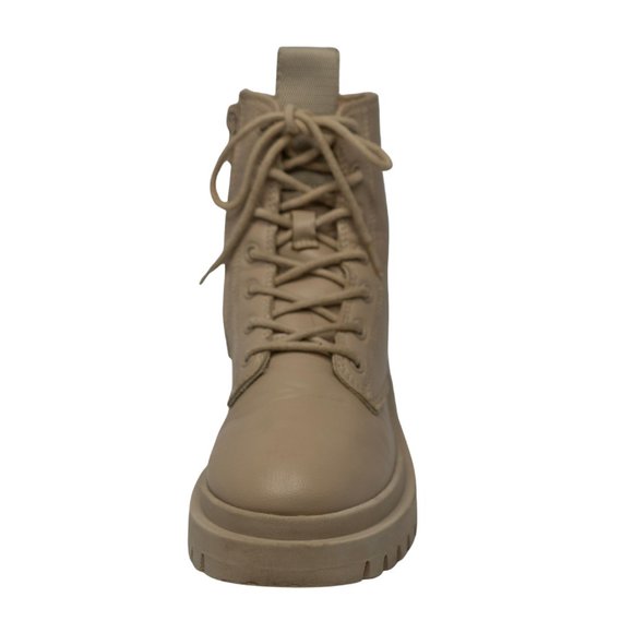 Zara Kids Girl Monochromatic Lug Sole Ankle Boot Combat Boot Bootie Size 2.5 |33 - Picture 7 of 12